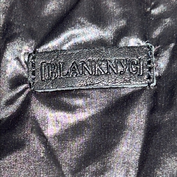 Blank NYC Shiny Black Utility Jacket - Picture 11 of 13